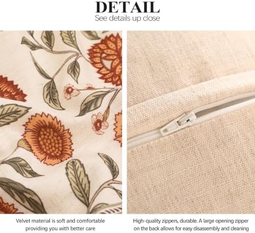 ISAENNE French Linen Rectangle Throw Pillow Cover,Set of 2,28"x12"-Albano A - Image 6