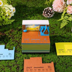 3D Time Piece Calendar 2027 With 52 Weekly Calendars, 3D memo pad tear away calendar 2027, Artsy Pads Suitable for Room and Office Desktop Decoration, Gift Giving (Sunfulower Garden) - Image 4
