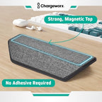Magnetic Cable Management Organizer 4-PK, Cord Holder, 12 Clips, Desk Setup - Image 3