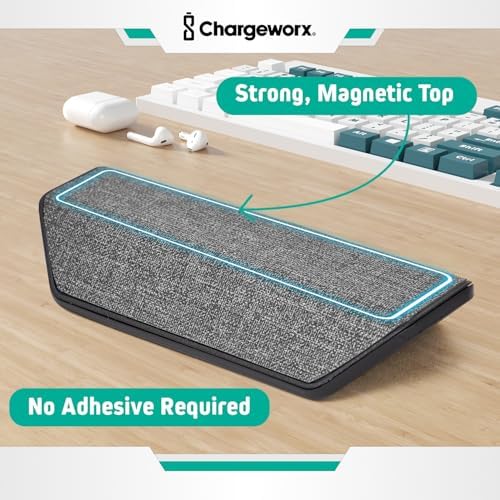 Magnetic Cable Management Organizer 4-PK, Cord Holder, 12 Clips, Desk Setup - Image 3