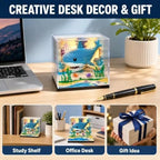 3d calendar 2027,tear‑off desk decor,workspace ornament,yearly memo pad,art‑craft table keepsake,novelty holiday souvenir,unique desktop present,home workstation decoration,creative tabletop gift,decorative office accessory - Image 4
