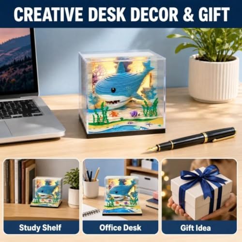 3d calendar 2027,tear‑off desk decor,workspace ornament,yearly memo pad,art‑craft table keepsake,novelty holiday souvenir,unique desktop present,home workstation decoration,creative tabletop gift,decorative office accessory - Image 4