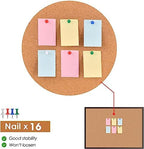 Cork Board Bulletin Board 24 x 36, Black Wood Framed 2x3 Corkboard, Office Board for Wall Cork, Large Wall Mounted Notice Pin Board with 16 Push Pins for School, Home & Office - Image 4