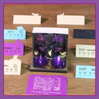 3D Calendar 2027,Time Piece Calendar 2027 With LED Lights,3D Art Calendar Memo Pad,Mysterious Purple Dragon Desktop Decoration,Tear-Away 3D Paper Art Notepad,Christmas Gift,New Year Gift (Mysterious Purple Dragon) - Image 6