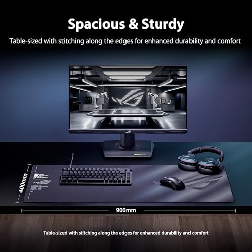 ASUS ROG Sheath II XXL Gaming Mouse Pad, 35.4” x 15.7”- Black - Image 6