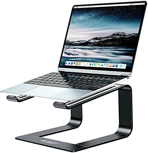 Urmust Laptop Stand for Desk, Black, Up to 15.6" Laptop by Urmust