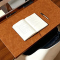 Office PU Leather Desk Pad with Stitched Edges (Brown,39.4"x16.9") by Unknown