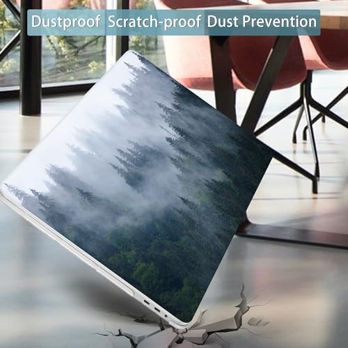 Mektron for MacBook Pro 16 inch Case A2141 Release 2019 2020, Soft-Touch Plastic Hard Case Cover 16-inch Pro Retina Display with Touch Bar fits Touch ID, Fir Forest - Image 6