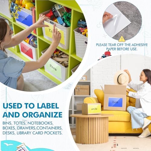 Outus 60 Pcs Self Adhesive Shop Ticket Holders, 11 x 8.5 Inch - Image 4