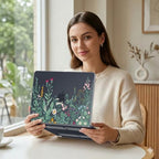 DONGKE Compatible with MacBook Neo 13 Inch Case 2026 A3404 A18 Pro chip & Touch ID, Plastic Hard Shell with Keyboard Cover, Screen Protector & Dust Plugs, Garden Floral - Image 4