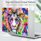 Tuiklol for 2026 2025 2024 2023 MacBook Air 15 inch Case Model M5 A3448 M4 A3241 M3 A3114 M2 A2941 Hard Shell Case for MacBook 15.3'' Cover, Lion - Image 3
