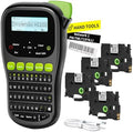 Label Maker Machine with 4 Tapes, Wire Label Maker Waterproof-Labels by HOME