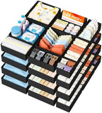 DIMJ Drawer Organizer Clothes Storage - 26 Pack Baby Dresser Organizer for Nursery, Small Fabric Closet Drawer Organizer Bins for Underwears Socks, Foldable Storage Dividers Organization for Bedroom by DiMJ