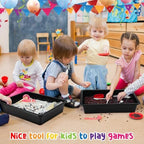 Qunclay 16 Pcs Black Plastic Turn in Trays, Letter Size Classroom Bins - Image 6