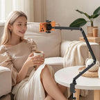 Adjustable Phone Stand,3-Stage Long Arm Holder Heavy Duty Desk Clamp Mount - Image 3