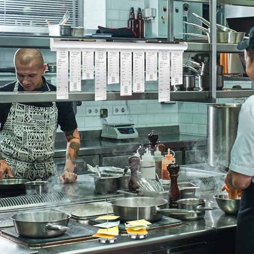 16/18/24/36" Restaurant Ticket Holder Set with 2 Spikes,24 Inch,Pen Slot - Image 6