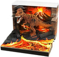 3D Memo Pad, 3D Calendar 2027, Time Piece Calendar, Tear-Off Calendars 2027, 3D Paper Carving Art Memo Pad, Art Carving Sticky Notes for Office Home Gifts Ornaments (Tyrannosaurus Rex) by JCSY