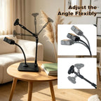 Overhead Phone Stand with Rechargeable Light & Magnetic Holder for Nail Art - Image 4