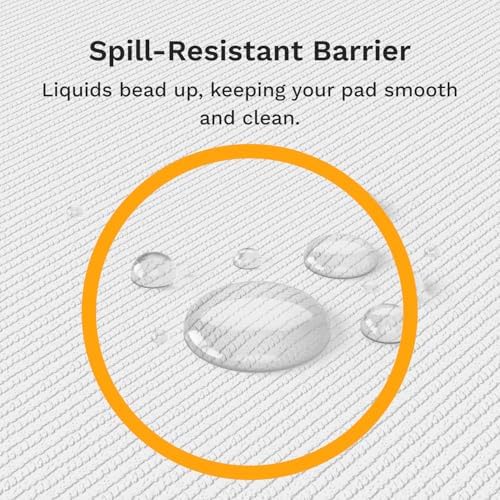 GLORIOUS Gaming Mouse Pad GMP 2 - XXL - Spill-Proof Mouse Pad, Optimised for Gaming Sensors, Balanced Surface for Speed & Control, Stitched Edges - 915mm x 460mm x 3mm - White 2XL Desk Mat - Image 3