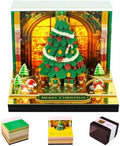 3D Art Calendar Memo Pad 2027,Time Piece Calendar 3D Christmas Tree Notepad Creative Rip Away Calendar Paper Carving Note by Dawnvive