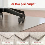 Staples Office Chair Mat with Lip, Low-Pile Carpet, 48" x 36" - Image 3