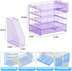 gianotter 5-Tier Desk Organizer with Drawers and File Holders - Image 5