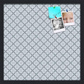 PinPix 20x20 inch Cork Bulletin Board. This Decorative Framed Pin Board Comes with Diamond Pattern in Shades of Blue Design and Satin Black. Ideal for Home, Office Decor or School (PinPix-222) by PinPixBulletinBoards