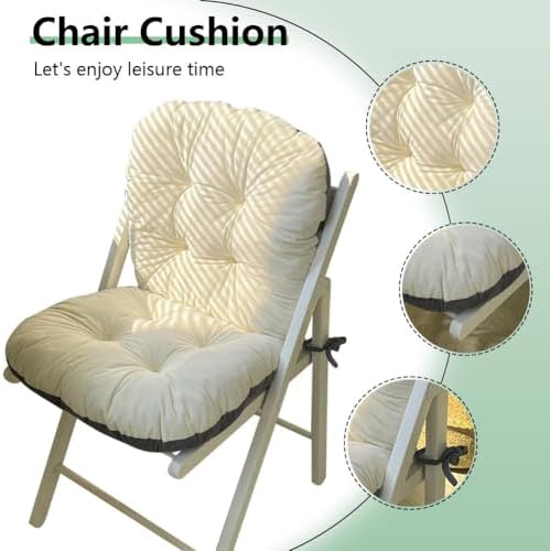 Office Chair Cushion Desk Seat Pad with Back Support for Dorm Chairs - Image 3