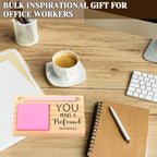 20 Pcs Back to School Teacher Appreciation Gifts Bulk Wooden Sticky Note Holder Motivational Thank Your Gift Inspirational Sticky Notes for Teacher Back to School (Diverse) - Image 5