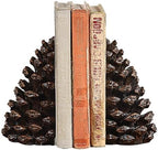 Creative Co-Op Pinecone Shaped Resin Bookends (Set of 2 Pieces) - Image 3