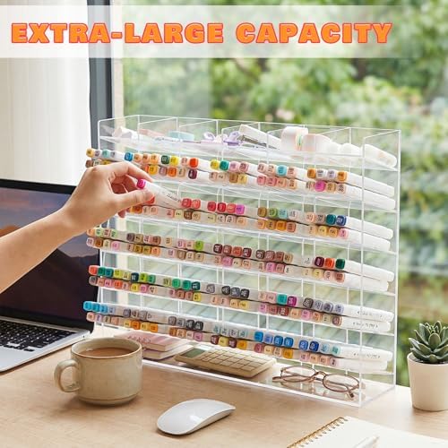 MotiMind Acrylic Pen and Marker Organizer for 420 Markers - Image 4