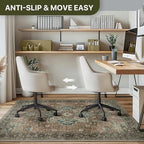 48"x72" Office Chair Mat for Hardwood Floor, Non-Slip Washable Rosewood - Image 5