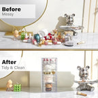 Prsildan Hair Accessories Organizer Acrylic Drawer with 5 Small Drawers - Image 4