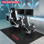 Vicwe Gaming Chair Mat for Hardwood Floor, 72"×46" Chair Mat, Easy Glide - Image 4