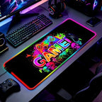 RGB Black Gaming Desk Mat, XL Mouse Pad for Gamer - Image 2