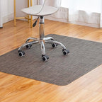 Baroyal Office Chair Mat for Hardwood Floor Under Desk Computer Rolling Chair Mat for Wood/Tile Floor Non-Slip Heavy Duty Desk Rug PVC Plastic Hard Floor Protector 45"x 53" (Dark Walnut) by BAROYAL