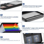 Tamfile Fireproof Document Box with Handle, Hard Case File Organizer, Black - Image 6