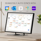 Pronext Digital Calendar, 15.6" Wall Planner & Chore Chart, Event Planner - Image 2