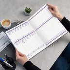 Clever Fox Income & Expense Tracker, Business Ledger 5.8x8.3 Purple - Image 6