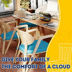 AAAAAcessories Chair Cushions for Dining Chairs, 17 x 16 x 2 in, Set of 2 - Image 6