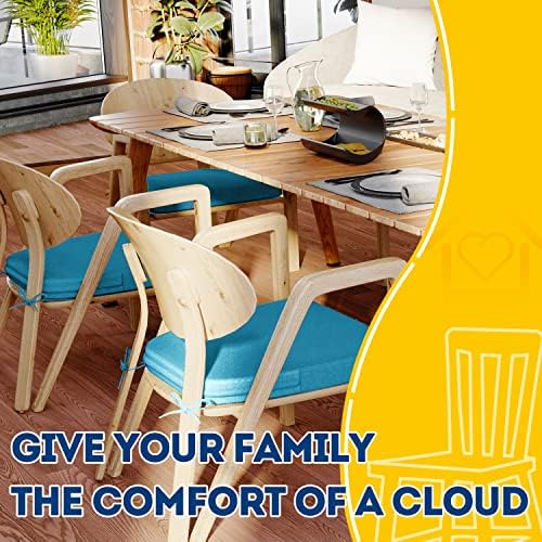 AAAAAcessories Chair Cushions for Dining Chairs, 17 x 16 x 2 in, Set of 2 - Image 6