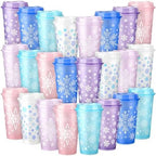 Kochorie 24 Piece Snowflake Party Favors Cups Set by Kochorie