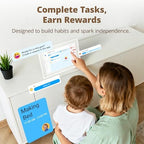 Dragon Touch 10.1 inch Digital Calendar Chore Chart – Interactive Touchscreen, Smart Family Planner, Hearth Display Desk Digital Calendar Best Gifts for Christmas, Wedding, Mom - Image 4