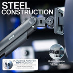 VIVO Heavy Duty Aluminum Ultrawide Monitor Tension Arm for up to 49 inch Screens, Holds 44 lbs, Premium Desk Mount Stand Designed for Samsung Odyssey G9 and More, Black, STAND-V101V - Image 6