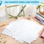 Outus 60 Pcs Self Adhesive Shop Ticket Holders, 11 x 17 Inch - Image 2
