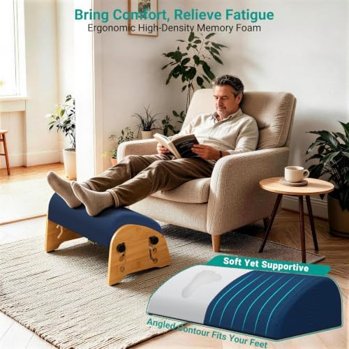 YEASHEIN Adjustable Office Foot Rest Under Desk at Work with 8 Positions - Image 4