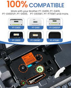 18mm TZe TZ Label Maker Tape Replacement for Brother P Touch Label Colored - Image 3