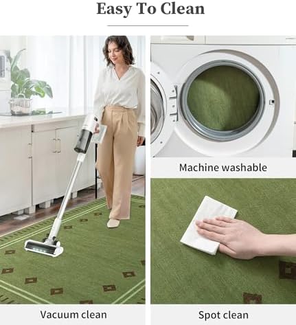 chakme Office Chair Mat for Hardwood Floor, 72"x48" Easy Glide Computer Desk Mat Protector for Rolling Chair Under Desk Rug Nonslip Backing, Machine Wash, (Southwestern Sage) - Image 5