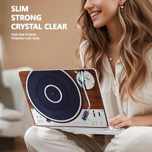 May Chen for MacBook Air 15 inch Case M5 M4 M3 M2 2026 2024-2023, Model A3448 A3241 A3114 A2941, Closes Seamlessly Hard Shell Laptop Cover with Keyboard Cover, Retro Music Machine - Image 4