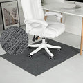 Chair Mat for Hardwood & Tile Floor, 47" x 60" Heavy Duty Office Chair Mat for Rolling Chairs, Anti Slip, Non-Curve, Floor Protector for Home Office, Graphite Texture by RccugmatS